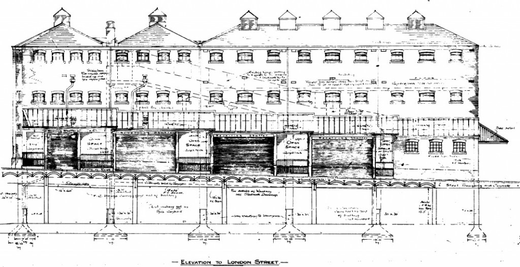 7C-008_Fig 07_Elevation of Mint Building from record Drawings