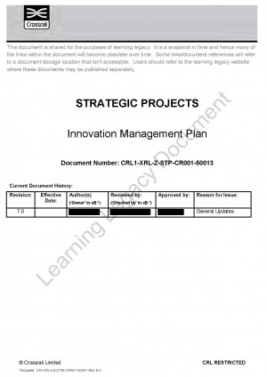 Innovation Management Plan