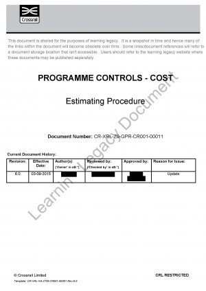 Estimating Procedure