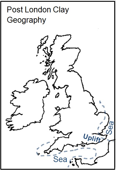 Figure 4 - Post London Clay Paleogeography