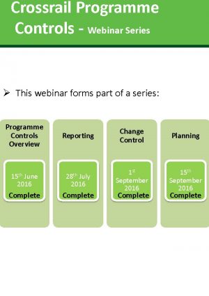 Programme Controls Webinar – Commercial Assurance