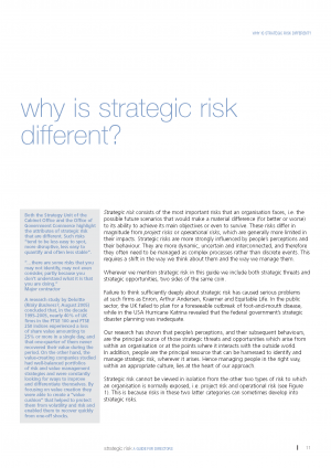 Strategic Risk – A Guide for Directors