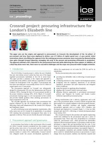 Procuring infrastructure for London's Elizabeth line - Crossrail ...