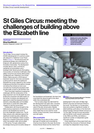 St Giles Circus: meeting the challenges of building above the Elizabeth line