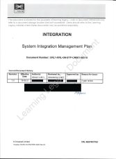 System Integration Management Plan